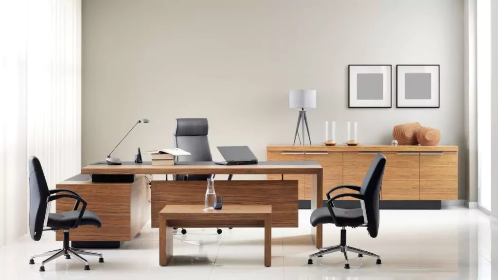 wooden modular office furniture